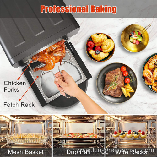 High Quality Round Visible Window Air Fryer oven